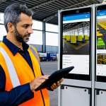 **

"A professional logistics manager, fully clothed in appropriate business attire, reviewing a tablet displaying a cargo route optimization software in a brightly lit, modern airport cargo facility in São Paulo, Brazil.  Forklifts and cargo containers visible in the background. Safe for work, perfect anatomy, natural proportions, high-quality image, professional, modest."

**
