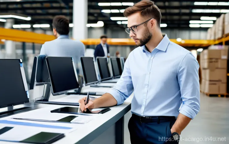 항공화물 실무 인터뷰 준비 가이드 - **Prompt 1: The Focused Logistics Professional in a Practical Interview**
    "A young, diverse prof...