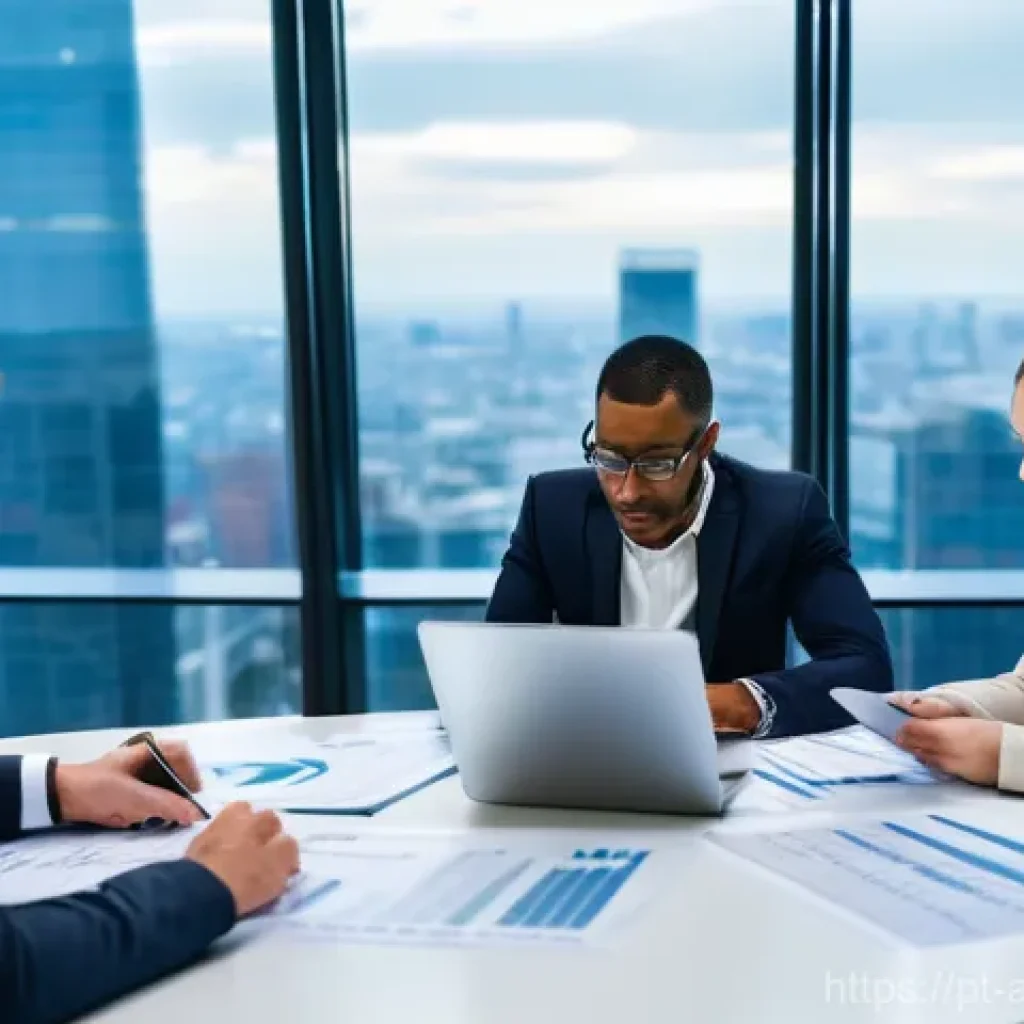 항공화물 보험 처리 실무 - **Prompt:** A diverse team of five professional logistics and insurance experts, dressed in smart bu...