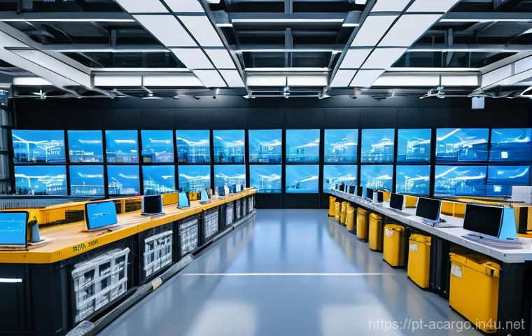 항공화물 보험 처리 실무 - **Prompt:** A diverse team of five professional logistics and insurance experts, dressed in smart bu...